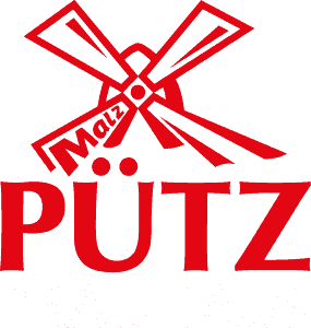 Das Logo vom Brauhaus Pütz im Belgischen Viertel.