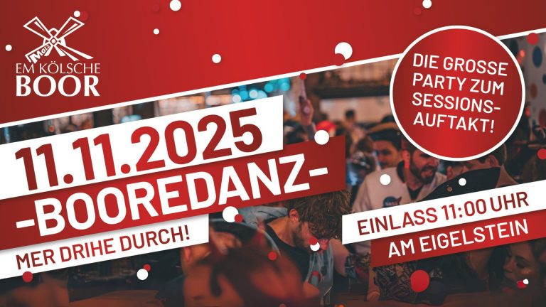 11.11.2025 Karneval Em Kölsche Boor
